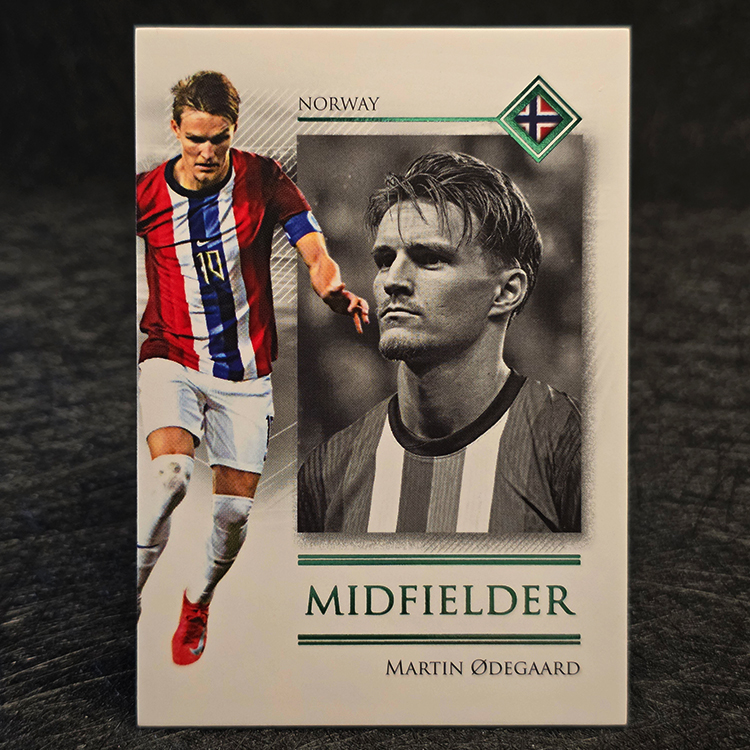 Futera Unique 2025 - Midfielder - Martin Ødegaard, Norway /20 #051