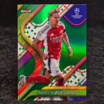 Topps Finest UEFA 2024-25 - Green - Martin Ødegaard, Arsenal /99 #8
