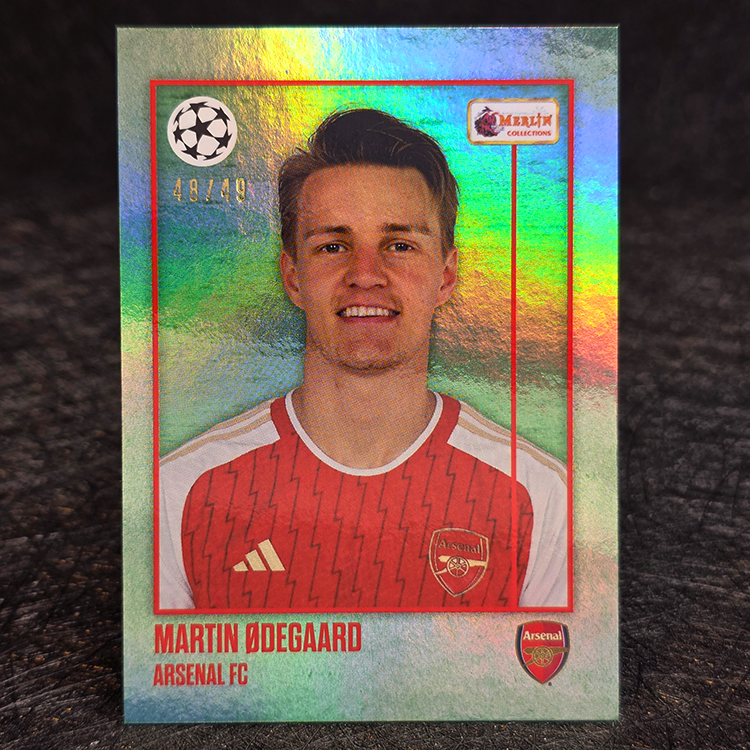 Topps Merlin Heritage UEFA 2022-23 - Martin Ødegaard, Arsenal /49 #063