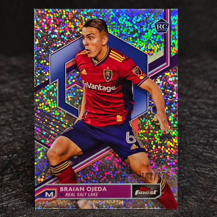 Topps Finest MLS 2023 - Speckle - Braian Ojeda, Real Salt Lake /175 #28