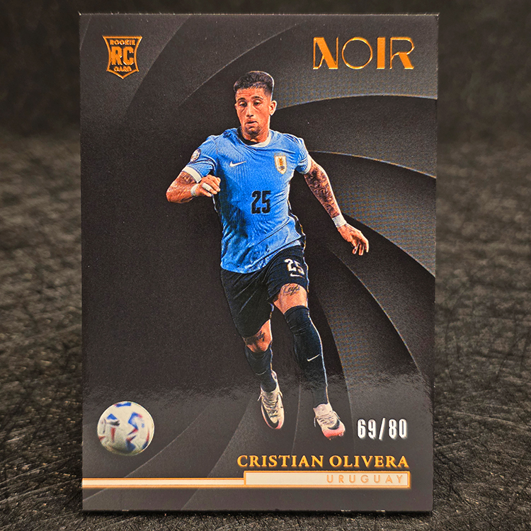 Panini Noir Soccer 2004/25 - Bronze - Cristian Olivera, Uruguay /80 #19