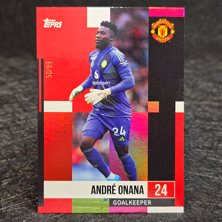 Topps Manchester United Team Set 2024-25 - Andre Onana, Manchester United /99 #1