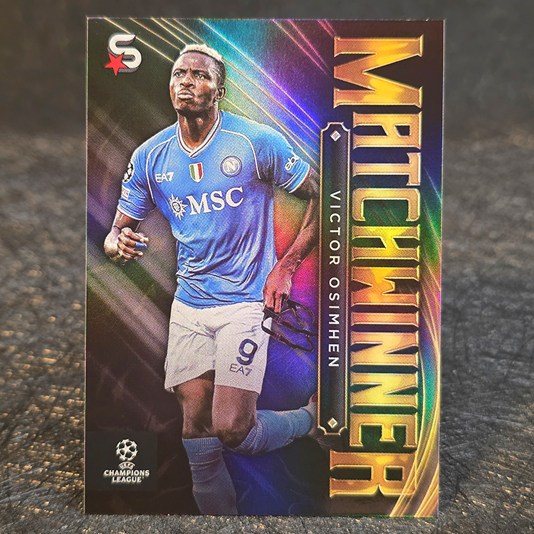 Topps Superstars 2023-24 - Matchwinner - Victor Osimhen, Napoli #MW-06