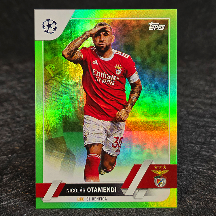 Topps Chrome UEFA 2022-23 - Green - Nicolas Otamendi, Benfica /199 #15