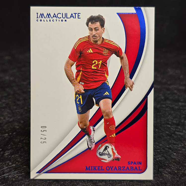 Panini Immaculate 2024-25 - Blue - Mikel Oyarzabal, Spain /25 #124