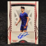 Leaf Trinity 2022 - Autograph, Red - Charlie Patino, Arsenal 2/3 #BA-CP1