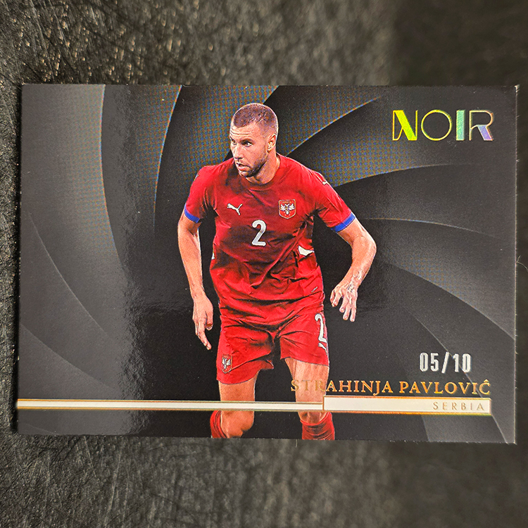 Panini Noir Soccer 2004/25 - Gold - Strahinja Pavlovic, Serbia /10 #143