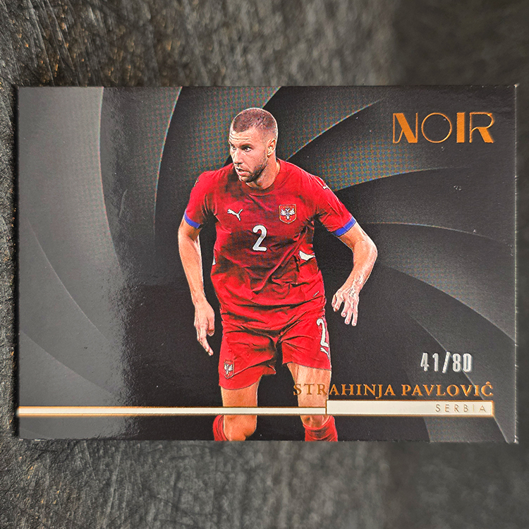 Panini Noir Soccer 2004/25 - Bronze - Strahinja Pavlovic, Serbia /80 #143