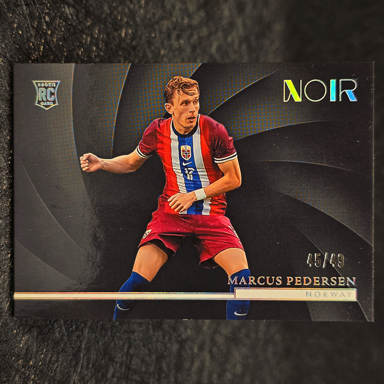 Panini Noir Soccer 2004/25 - Silver - Marcus Pedersen, Norway /49 #107