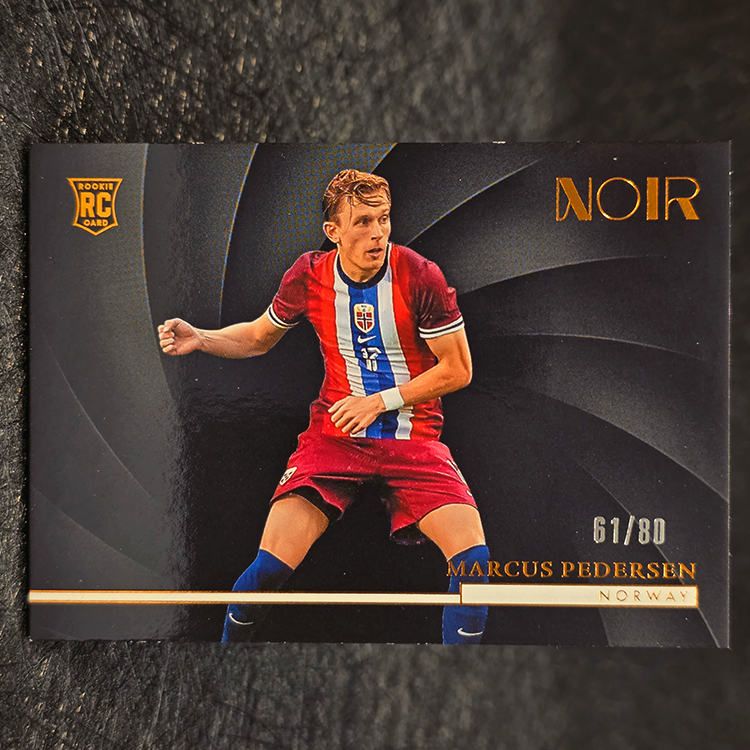 Panini Noir Soccer 2004/25 - Bronze - Marcus Pedersen, Norway /80 #107