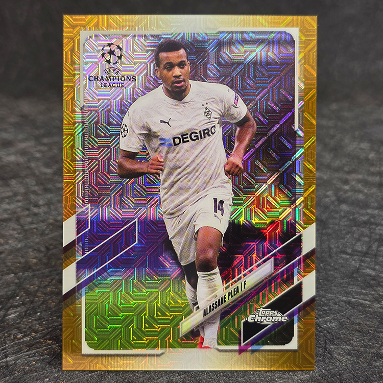 Topps Chrome UEFA 2020-21 - Japanese Edition, Gold - Alassane Plea, Borussia Mönchengladbach /50 #69