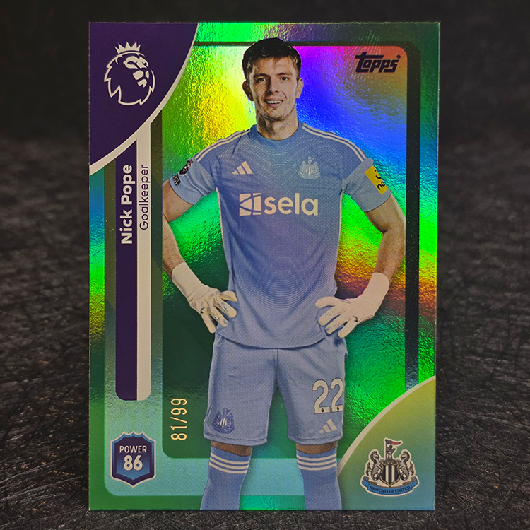 Topps Premier League 2025-26 - Green - Nick Pope, Newcastle United /99 #218