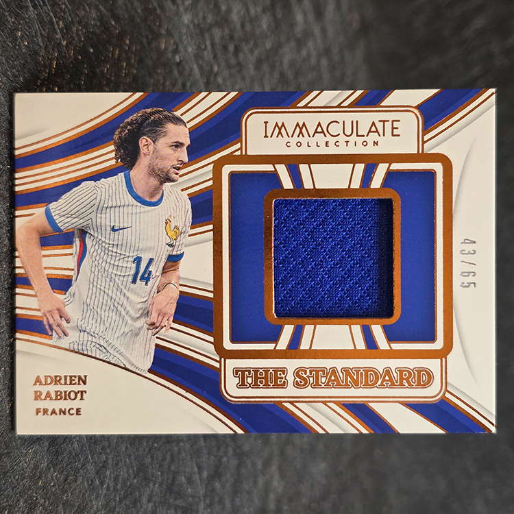 Panini Immaculate 2024-25 - The Standard - Adrien Rabiot, France /65 #TS-AR