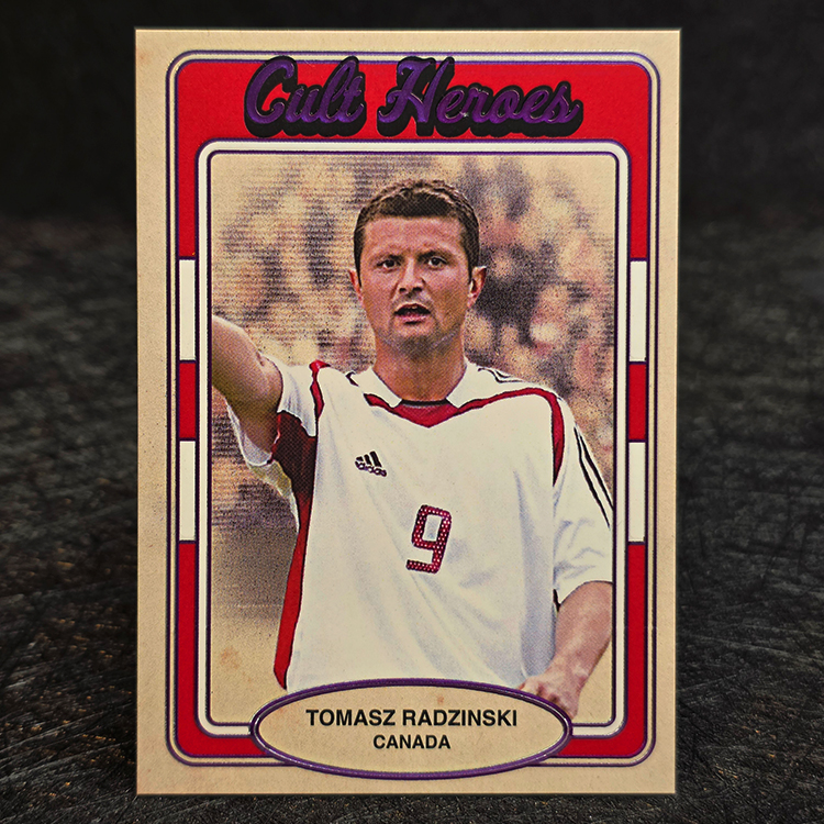 Futera Unique 2025 - Cult Heroes - Red - Tomasz Radzinski, Canada /15 #CH23