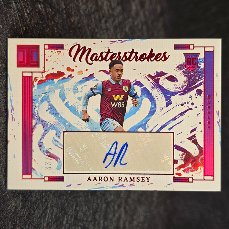 Panini Impeccable PL 2023-24 - Masterstrokes - Aaron Ramsey, Burnley /99 #M-AR