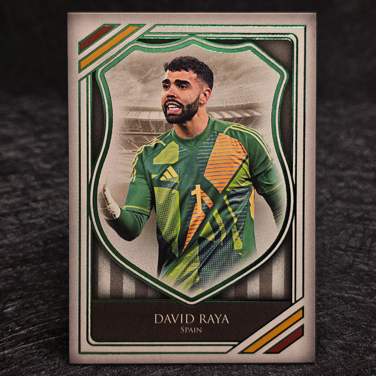 Futera Unique 2025 - Heritage - Green - David Raya, Spain /24 #HG005