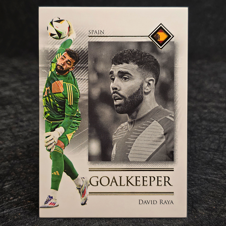 Futera Unique World Football 2025 - Goalkeeper - David Raya, Spain #005