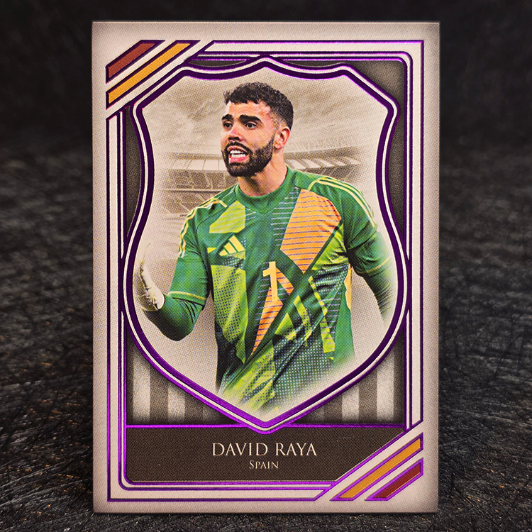 Futera Unique 2025 - Heritage - Purple - David Raya, Spain /29 #HG005