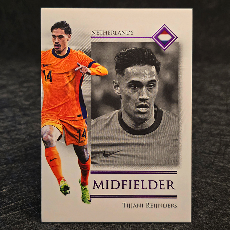 Futera Unique 2025 - Midfielder - Tijjani Reijnders, Netherlands /30 #054