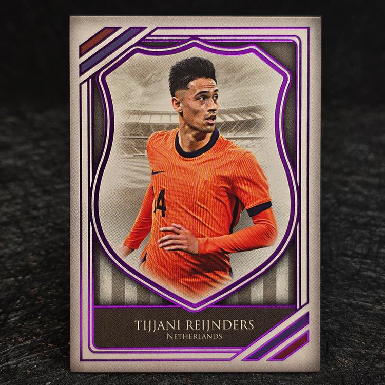 Futera Unique 2025 - Heritage - Purple - Tijjani Reijnders, Netherlands /29 #HG054