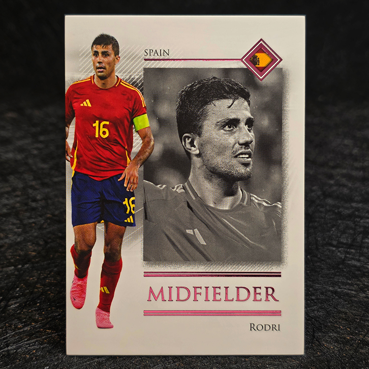 Futera Unique 2025 - Midfielder - Rodri, Spain /55 #056