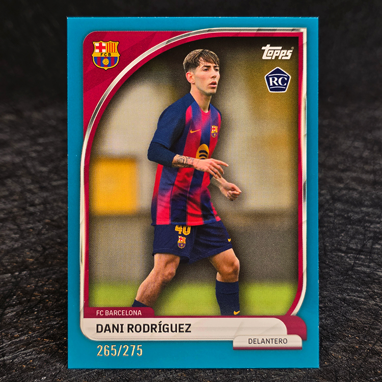 Topps Barcelona Collector Tin 2025 - Dani Rodriguez, Barcelona /275 #14