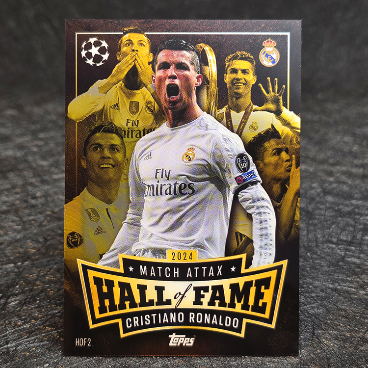 Topps Match Attax 2024-25 - Hall of Fame - Cristiano Ronaldo, Real Madrid #HOF2