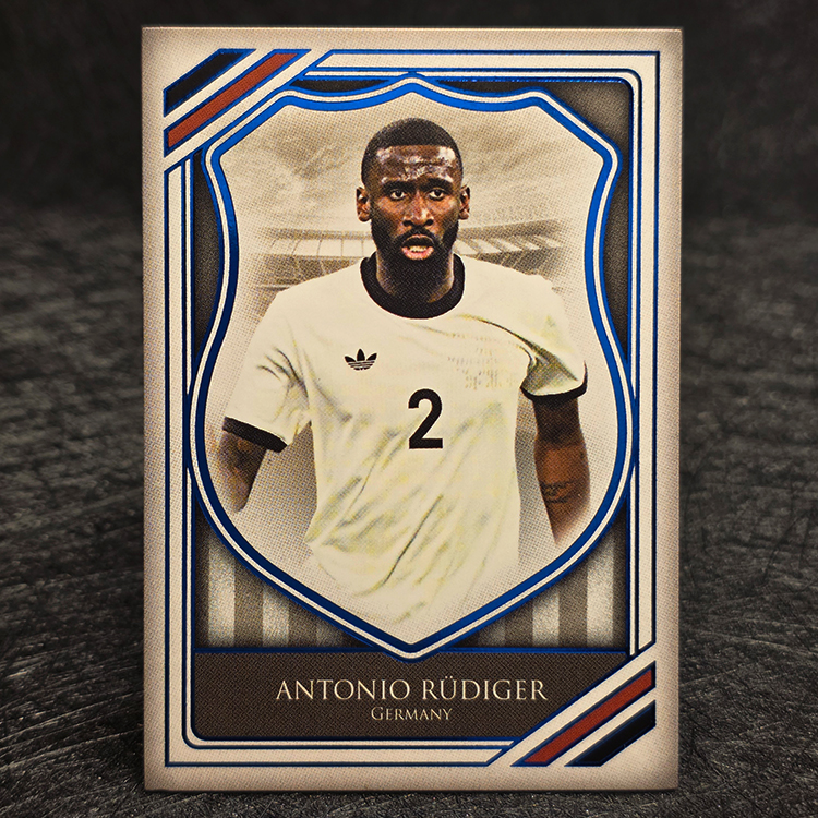 Futera Unique 2025 - Heritage - Blue - Antonio Rüdiger, Germany /19 #HG024