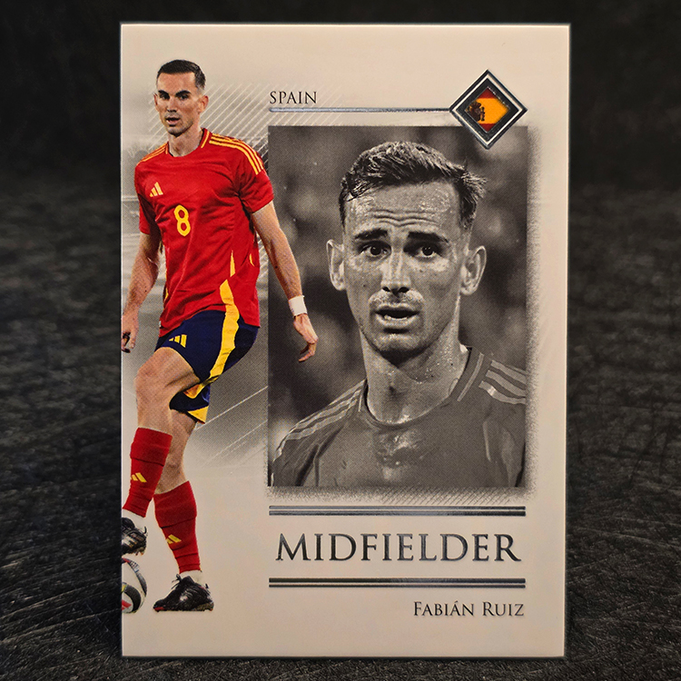 Futera Unique 2025 - Midfielder - Fabian Ruiz, Spain /69 #057