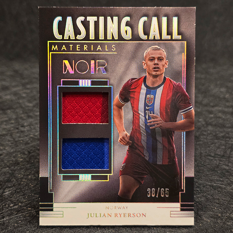 Panini Noir Soccer 2004/25 - Casting Call Materials - Julian Ryerson, Norway /65 #CC-JRY