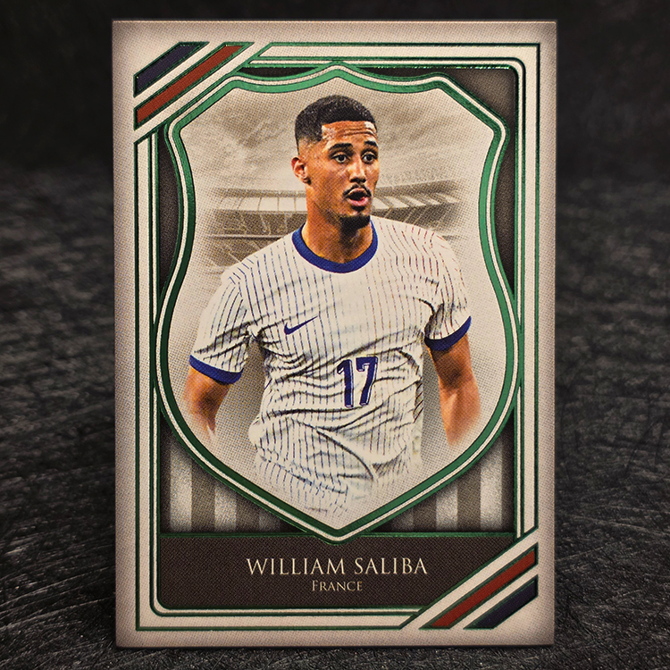 Futera Unique 2025 - Heritage - Green - William Saliba, France /24 #HG025