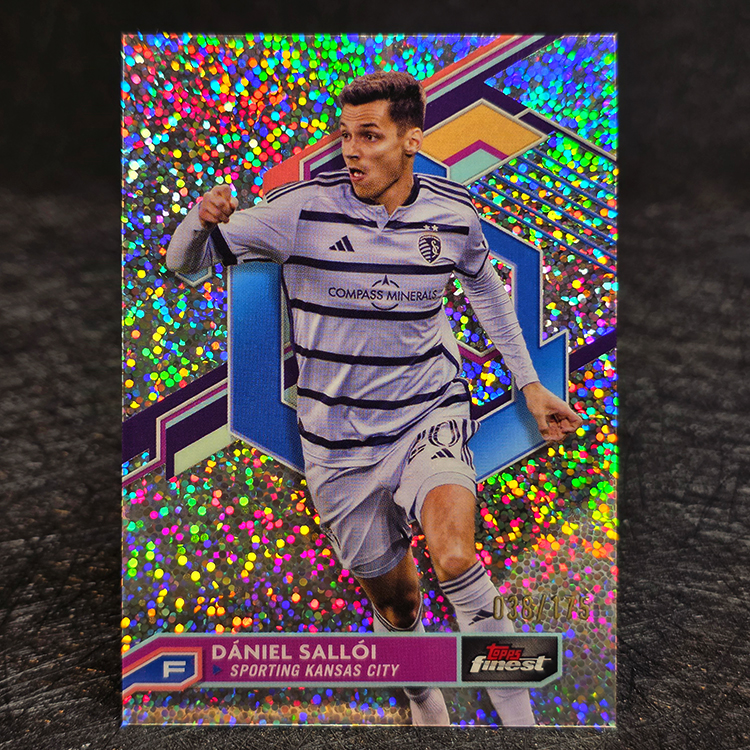 Topps Finest MLS 2023 - Speckle - Daniel Salloi, Kansas City /175 #65