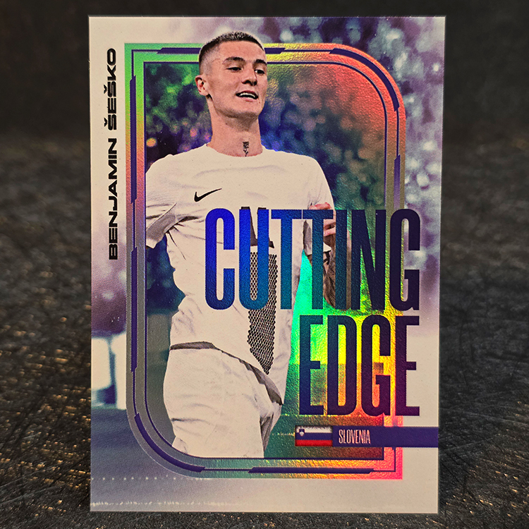 Futera Fans Selection 2025 - Cutting Edge - Benjamin Sesko, Slovenia #CE55