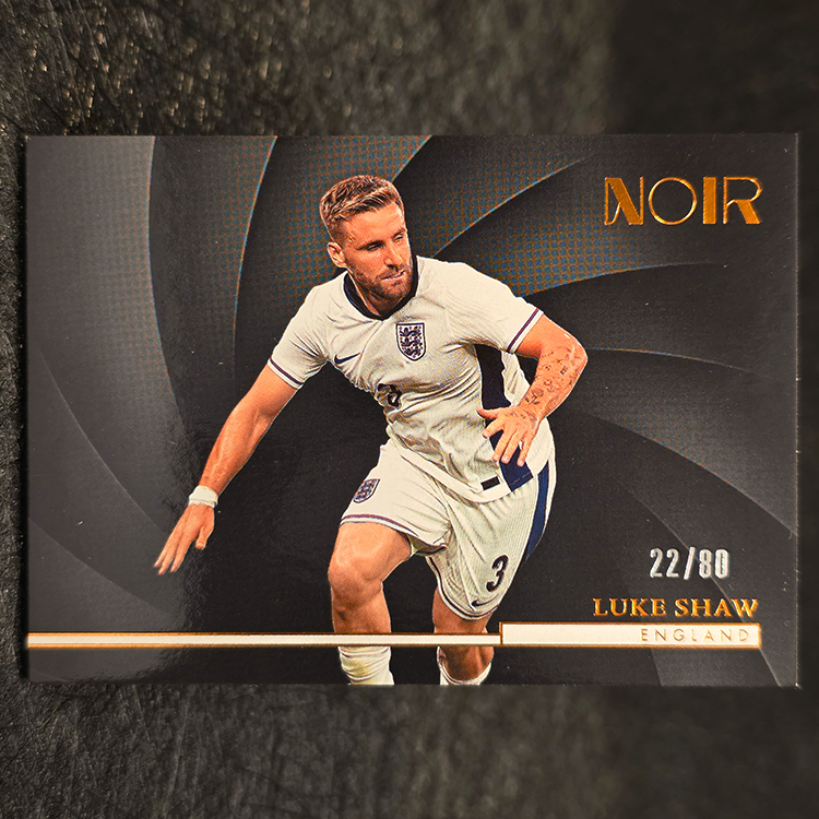 Panini Noir Soccer 2004/25 - Bronze - Luke Shaw, England /80 #173