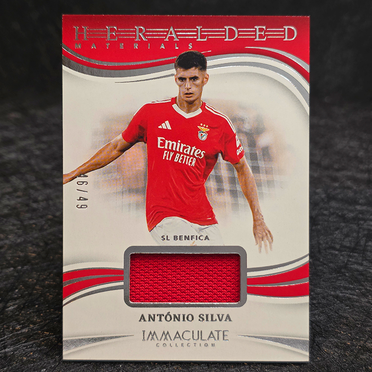 Panini Immaculate 2024-25 - Heralded Materials - Antonio Silva, Benfica /49 #HM-AS