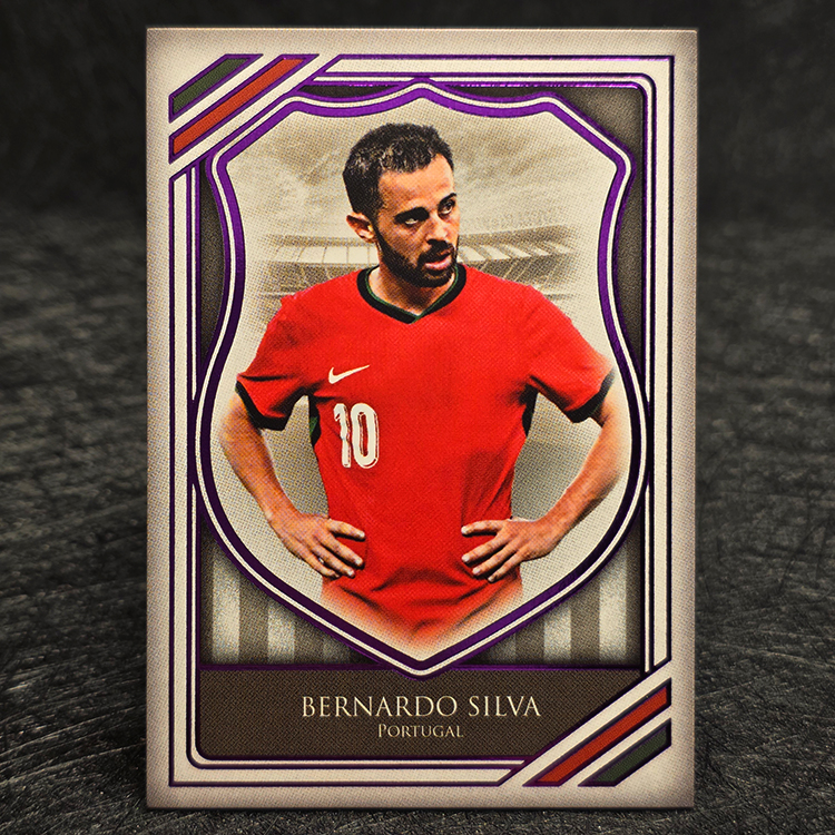 Futera Unique 2025 - Heritage - Purple - Bernardo Silva, Portugal /29 #HG058