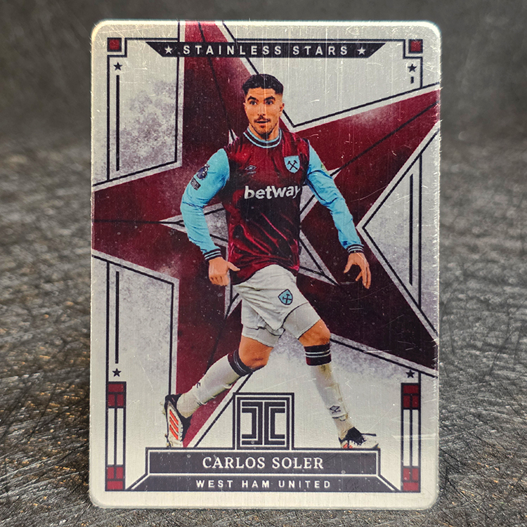 Panini Impeccable PL 2024-25 - Stainless Stars - Carlos Soler, West Ham /79 #16
