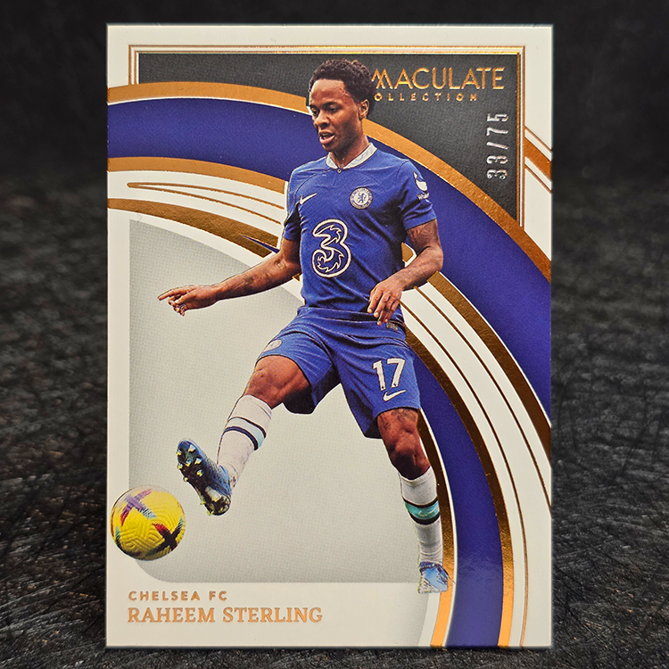 Panini Immaculate 2022-23 - Bronze - Raheem Sterling, Chelsea /75 #48