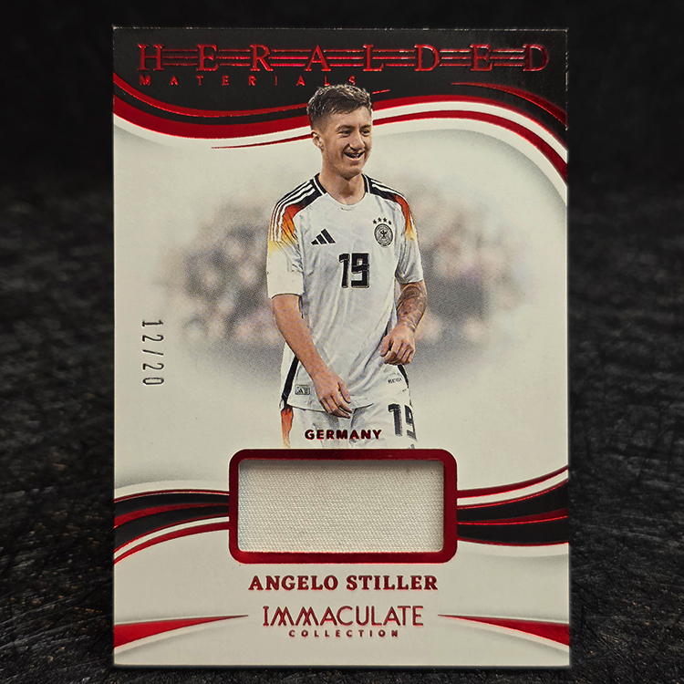Panini Immaculate 2024-25 - Heralded Materials - Angelo Stiller, Germany /20 #HM-AST