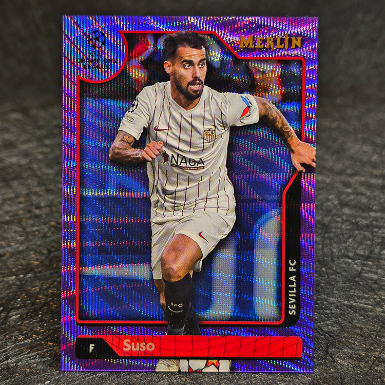 Topps Merlin UEFA 2021-22 - Purple - Suso, Sevilla /15 #19
