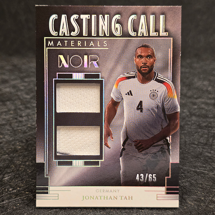 Panini Noir Soccer 2004/25 - Casting Call Materials - Jonathan Tah, Germany /65 #CC-JT