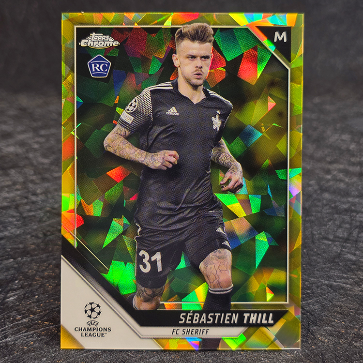 Topps Chrome UEFA 2021-22 - Sapphire - Sebastien Thill, FC Sheriff /99 #162
