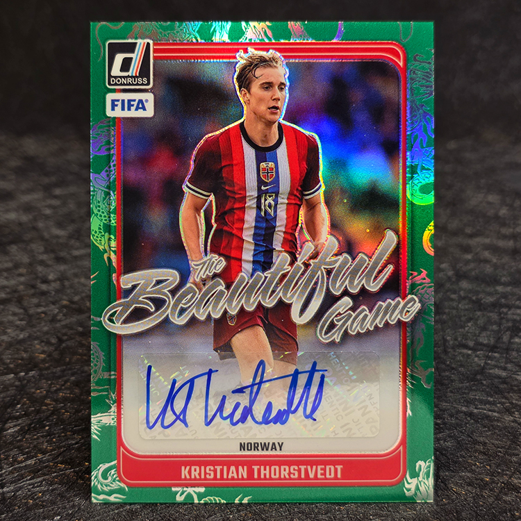 Panini Donruss Soccer 2024-25 - Autograph, Beautiful Game - Kristian Thorstvedt, Norway /99 #BG-KT
