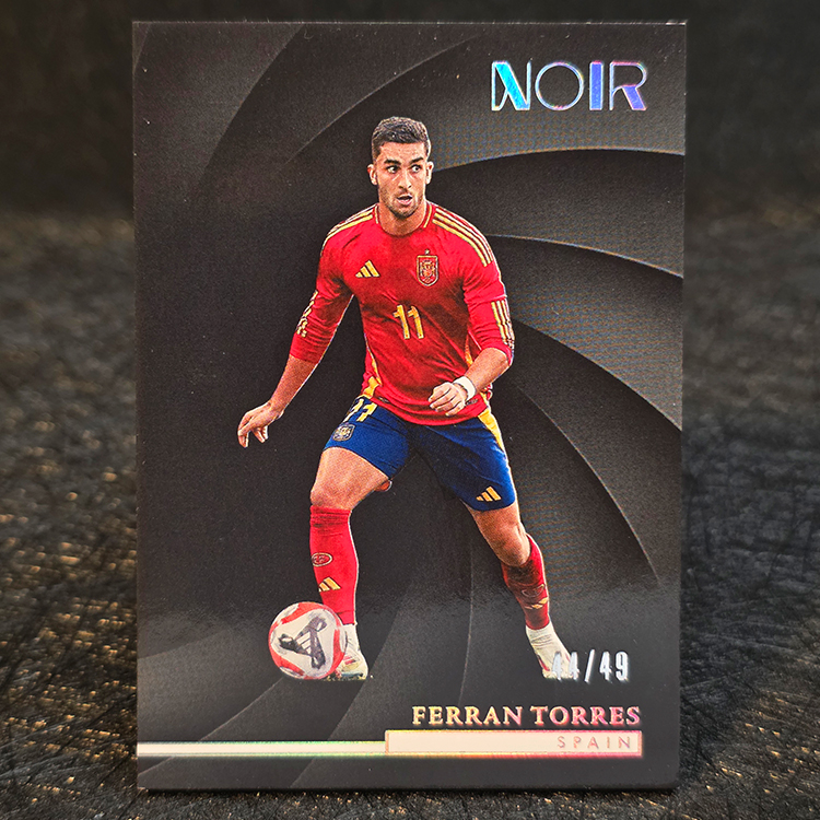 Panini Noir Soccer 2004/25 - Silver - Ferran Torres, Spain /49 #17