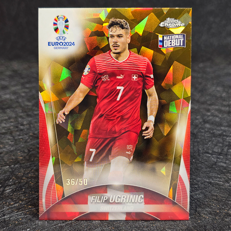 Topps Chrome UEFA Euro 2024 - Filip Ugrinic, Switzerland /50 #129