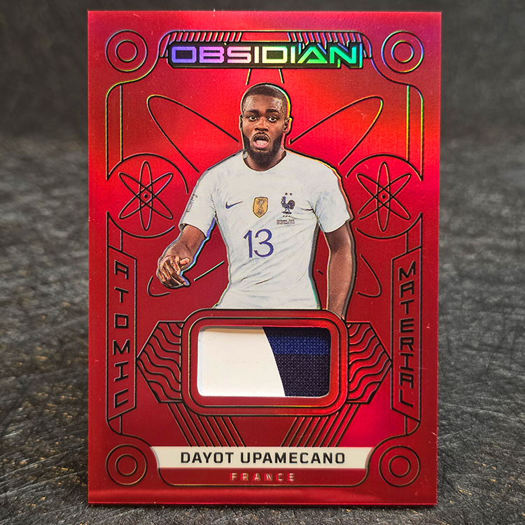 Panini Obsidian 2022-23 - Atomic Material - Dayot Upamecano, France 1/8 #AM-DU