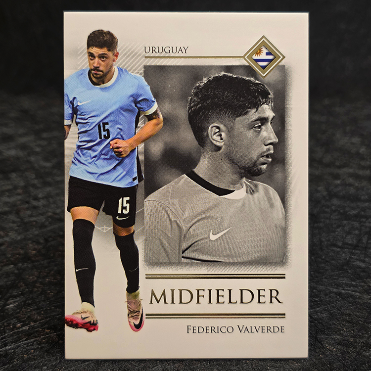 Futera Unique World Football 2025 - Midfielder - Federico Valverde, Uruguay #059