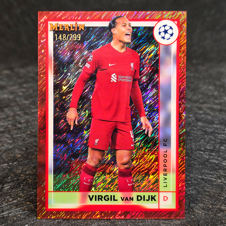 Topps Merlin UEFA 2022-23 - Bronze - Virgil Van Dijk, Liverpool /299 #89
