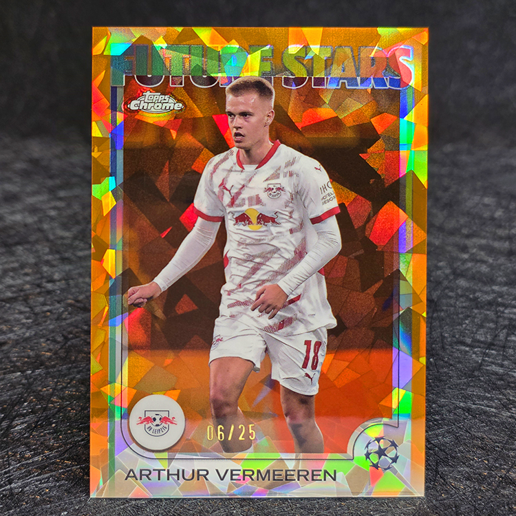 Topps Chrome UCC 2024-25 - Future Stars - Arthur Vermeeren, Leipzig /25 #135