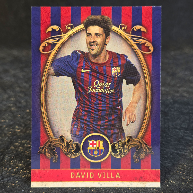Topps Barcelona Team Set 2023-24 - Vintage Barca - David Villa, Barcelona #VB-7